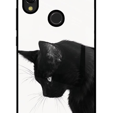 Shadow Gaze Redmi 7 Glass Case Back Cover by Casekaro