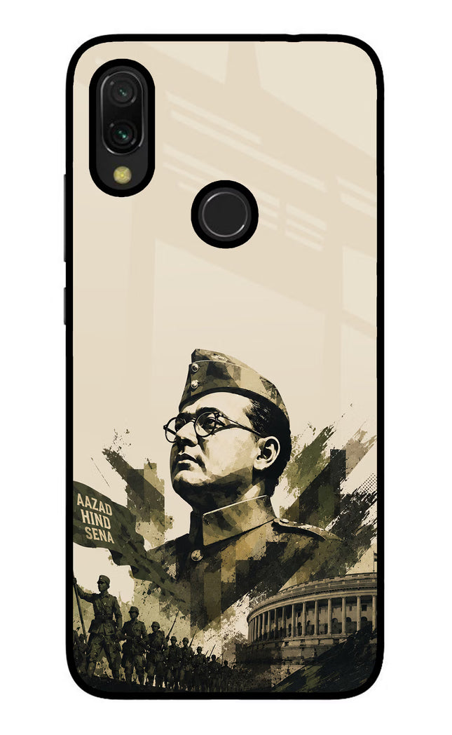 Netaji Rising Redmi 7 Glass Case