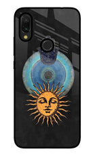 Divine Sun Redmi 7 Glass Case Back Cover by Casekaro