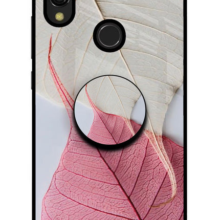 White Pink Leaf Redmi 7 Pop Case by Casekaro