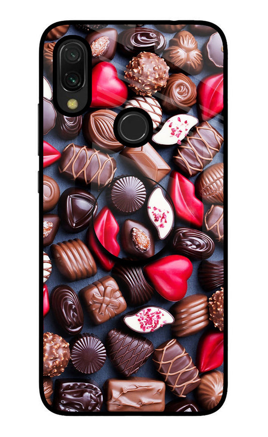 Chocolates Redmi 7 Glass Case