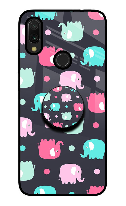 Baby Elephants Redmi 7 Glass Case