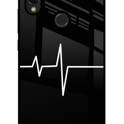 Heart Beats Redmi Y3 Glass Case Back Cover by Casekaro