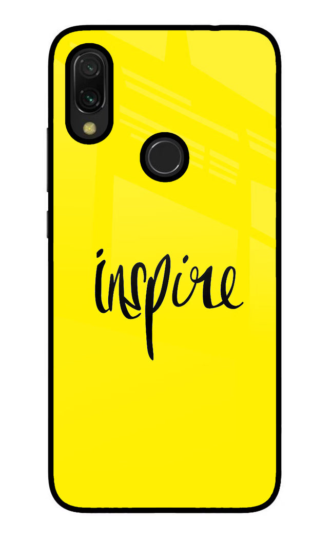 Inspire Redmi Y3 Glass Case Back Cover by Casekaro