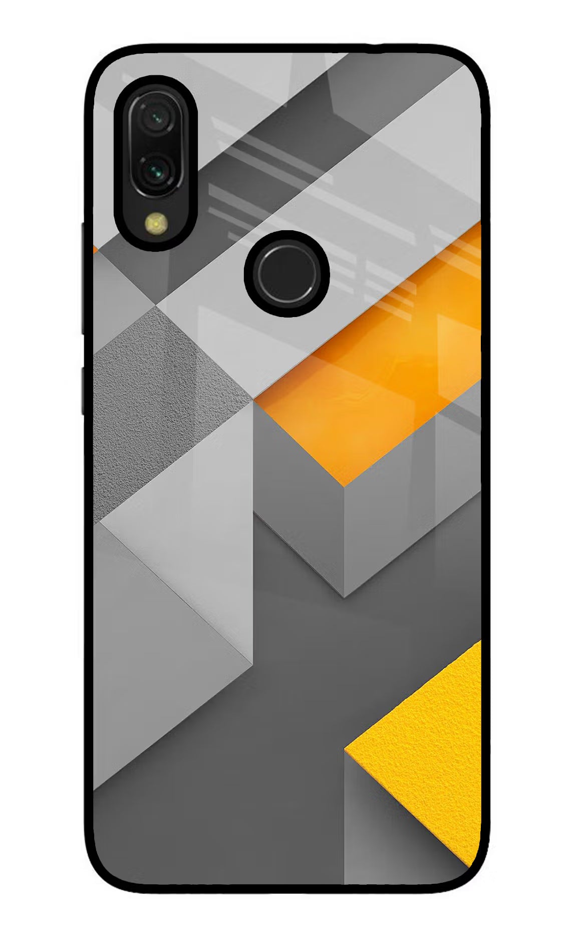 Abstract Redmi Y3 Glass Case Back Cover by Casekaro
