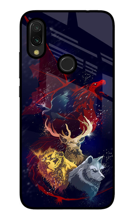 Game Of Thrones Redmi Y3 Glass Case