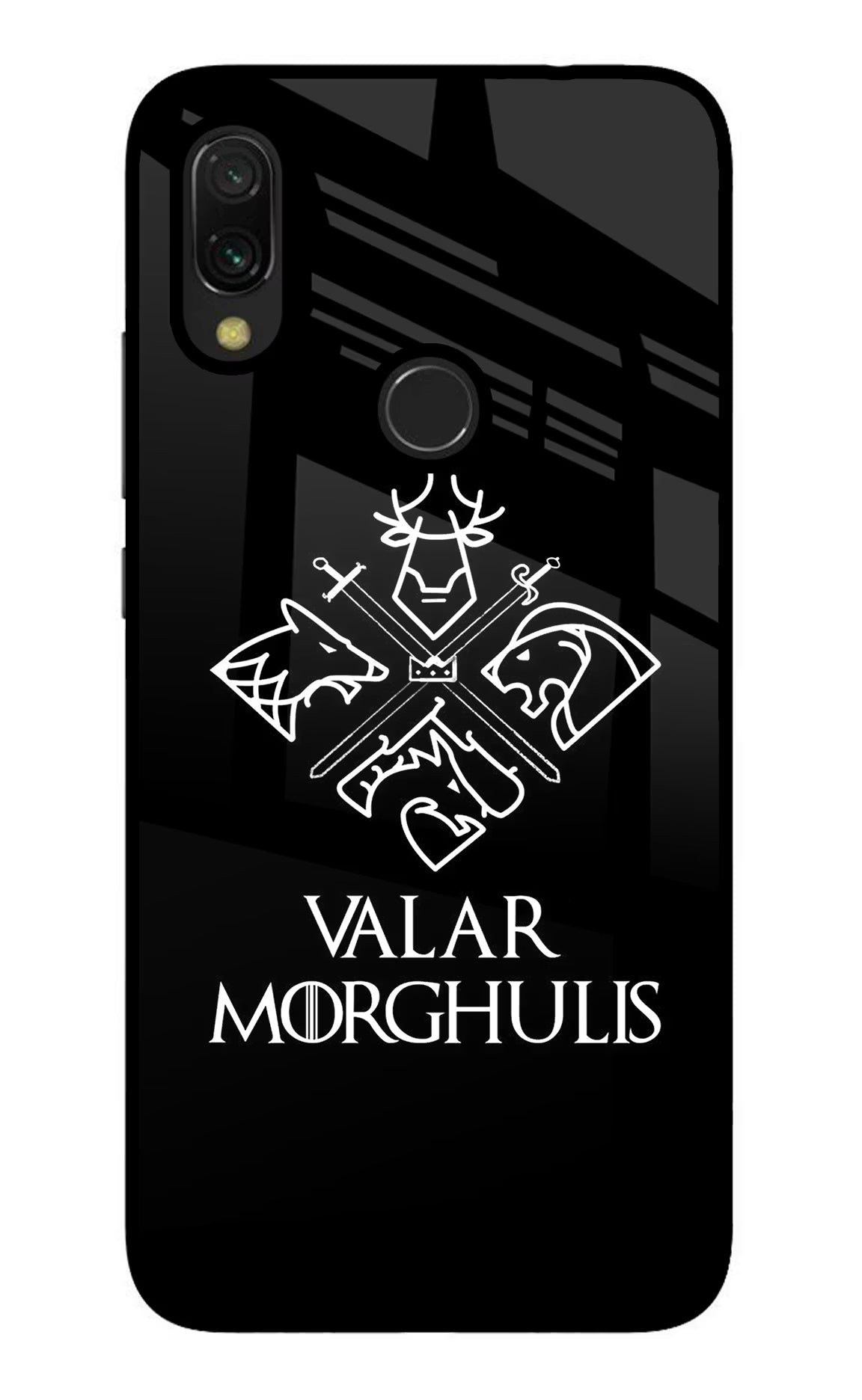 Valar Morghulis | Game Of Thrones Redmi Y3 Glass Case Back Cover by Casekaro