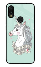 Unicorn Wallpaper Redmi Y3 Glass Case