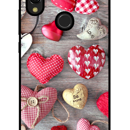 Love Wallpaper Redmi Y3 Glass Case Back Cover by Casekaro