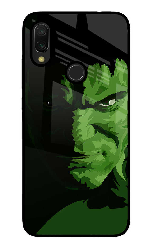 HULK Redmi Y3 Glass Case Back Cover by Casekaro