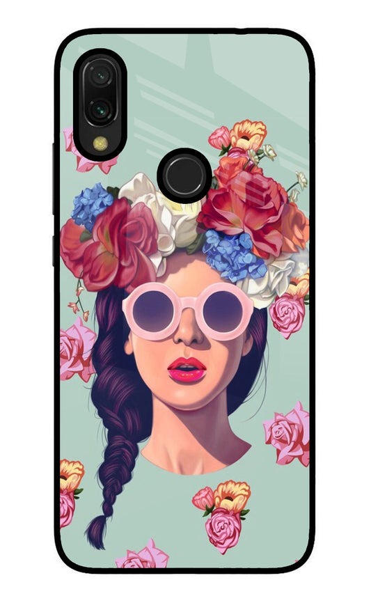 Pretty Girl Redmi Y3 Glass Case