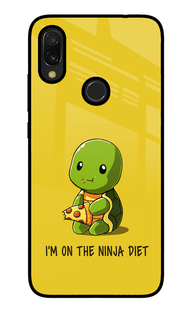 I'm on Ninja Diet Redmi Y3 Glass Case Back Cover by Casekaro