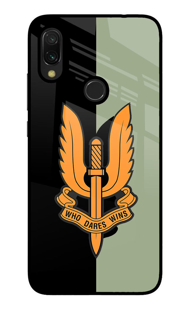 Balidan Logo Redmi Y3 Glass Case Back Cover by Casekaro