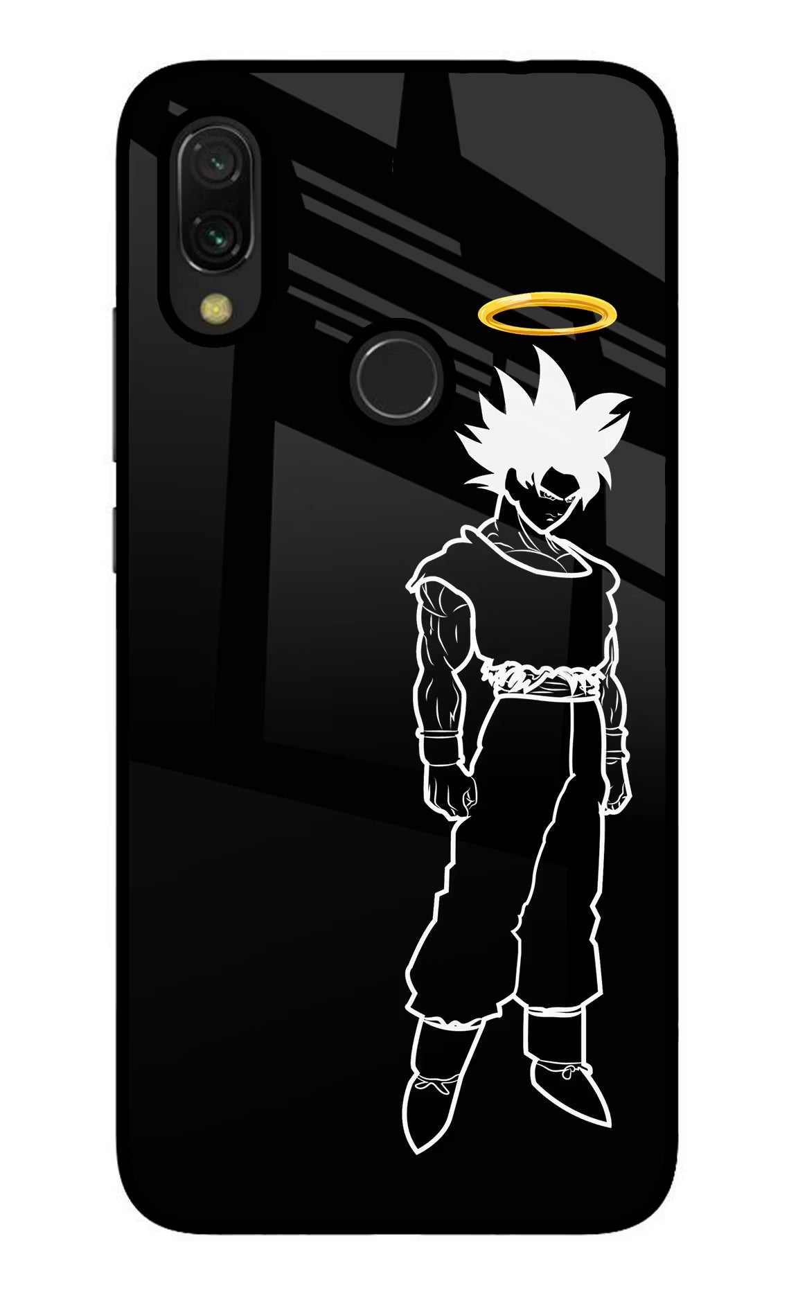 DBS Character Redmi Y3 Glass Case Back Cover by Casekaro