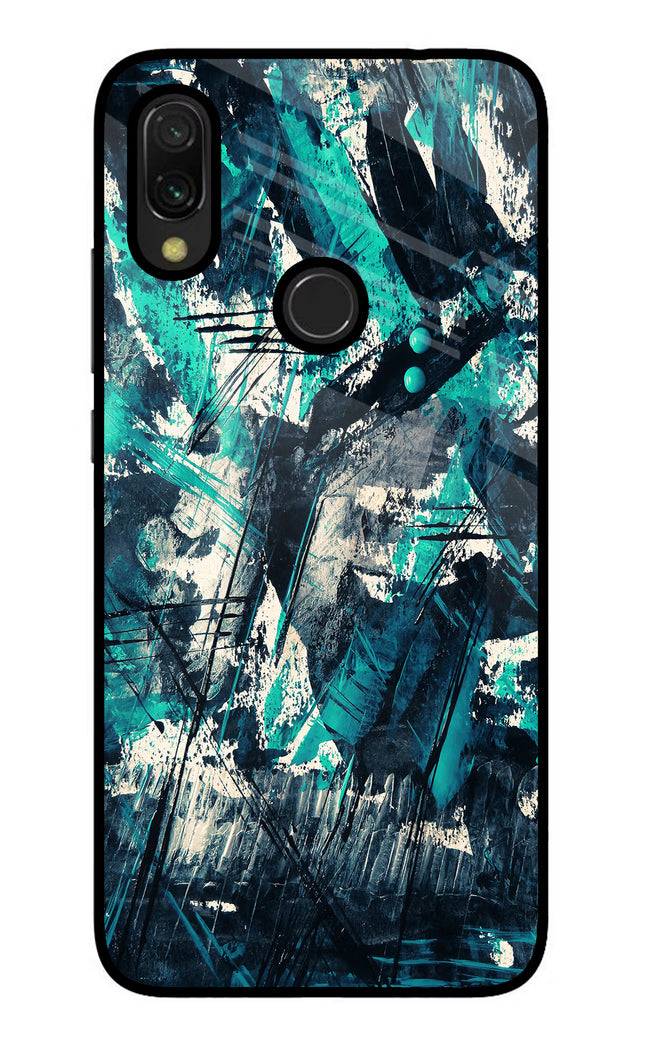Artwork Redmi Y3 Glass Case Back Cover by Casekaro