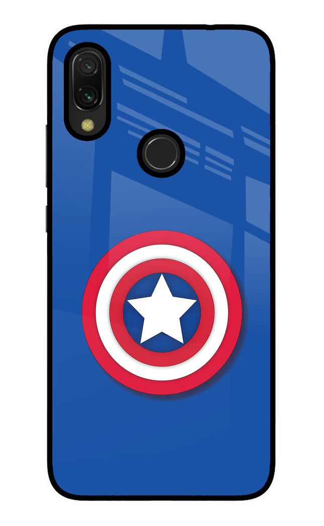 Shield Redmi Y3 Glass Case Back Cover by Casekaro