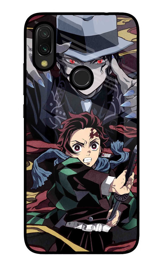 Demon Slayer Redmi Y3 Glass Case Back Cover by Casekaro