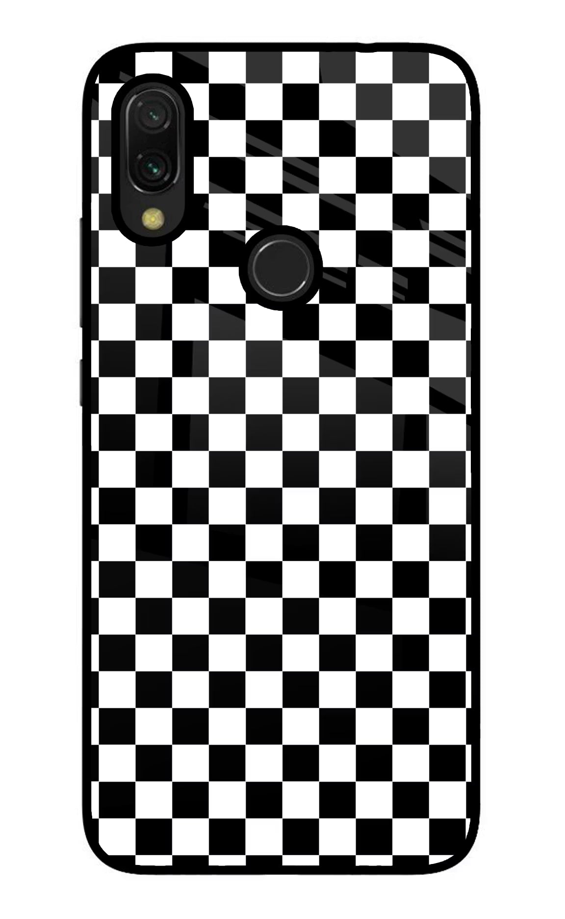 Chess Board Redmi Y3 Glass Case Back Cover by Casekaro