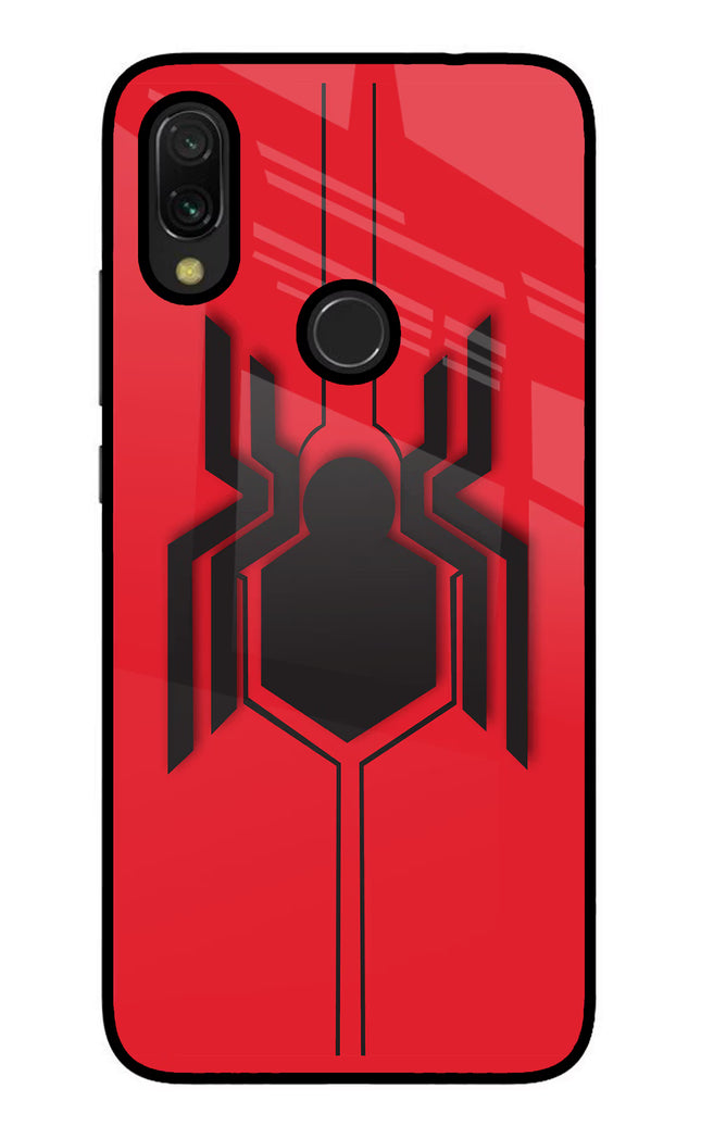 Spider Redmi Y3 Glass Case Back Cover by Casekaro