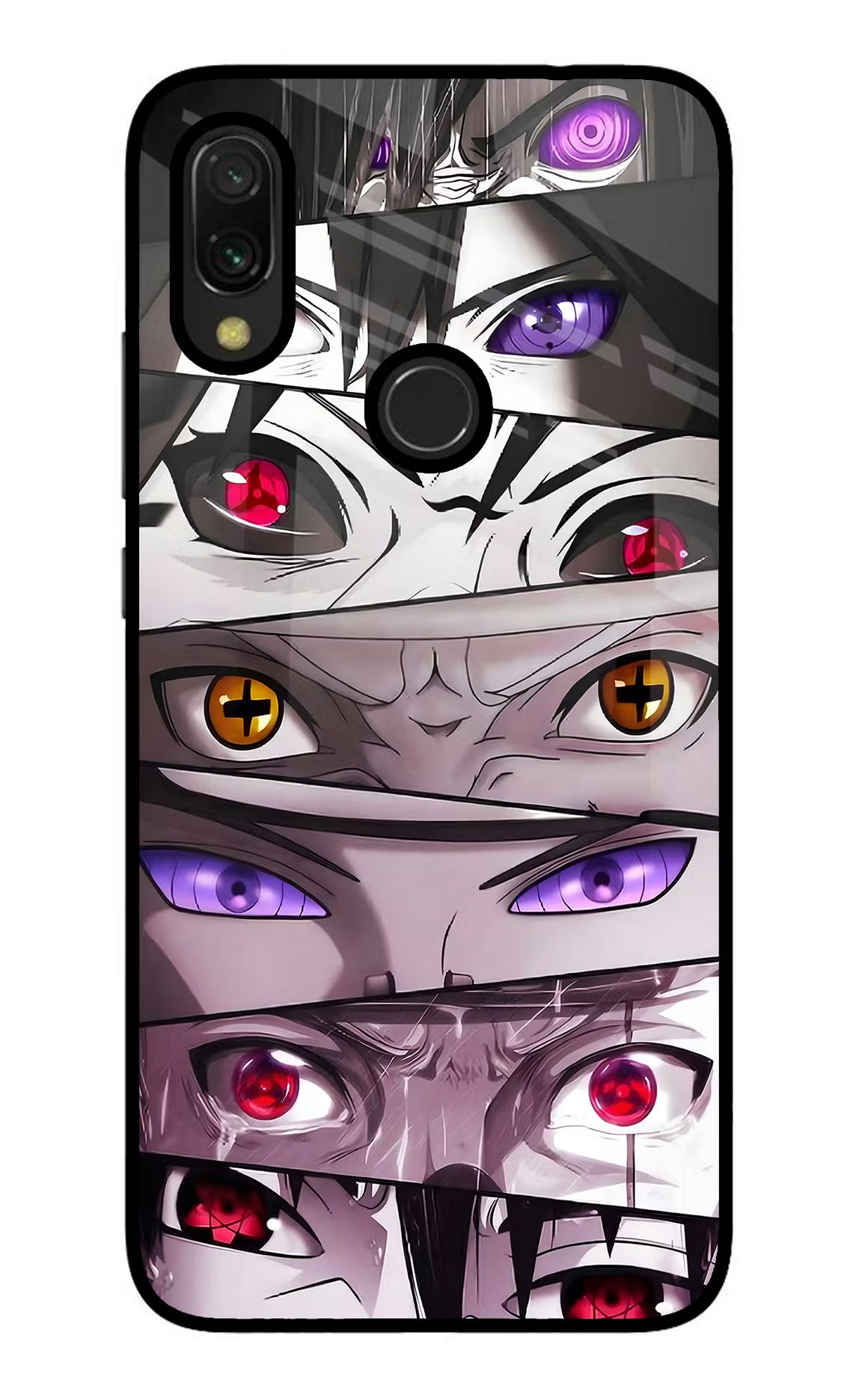 Naruto Anime Redmi Y3 Glass Case Back Cover by Casekaro