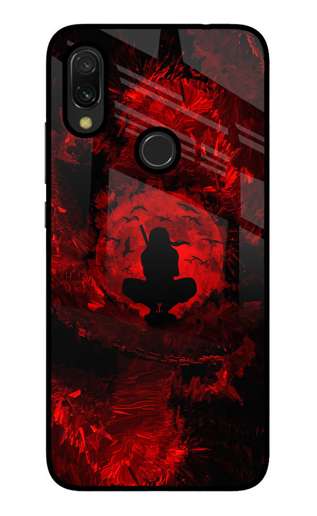 Itachi Uchiha Redmi Y3 Glass Case Back Cover by Casekaro