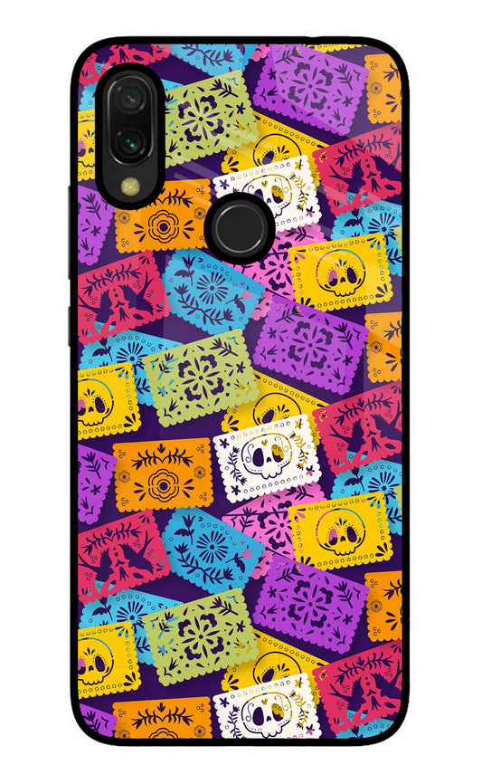 Mexican Pattern Redmi Y3 Glass Case