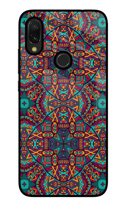 Colour Mandala Redmi Y3 Glass Case