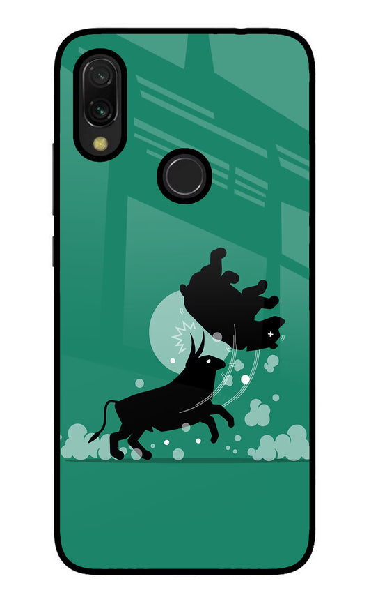 Bull Conqueror Redmi Y3 Glass Case