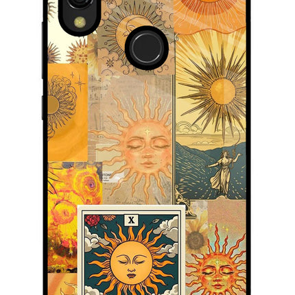 Sun Redmi Y3 Glass Case Back Cover by Casekaro