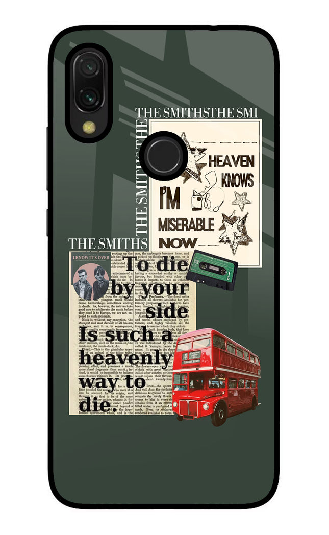 The Smiths Redmi Y3 Glass Case Back Cover by Casekaro