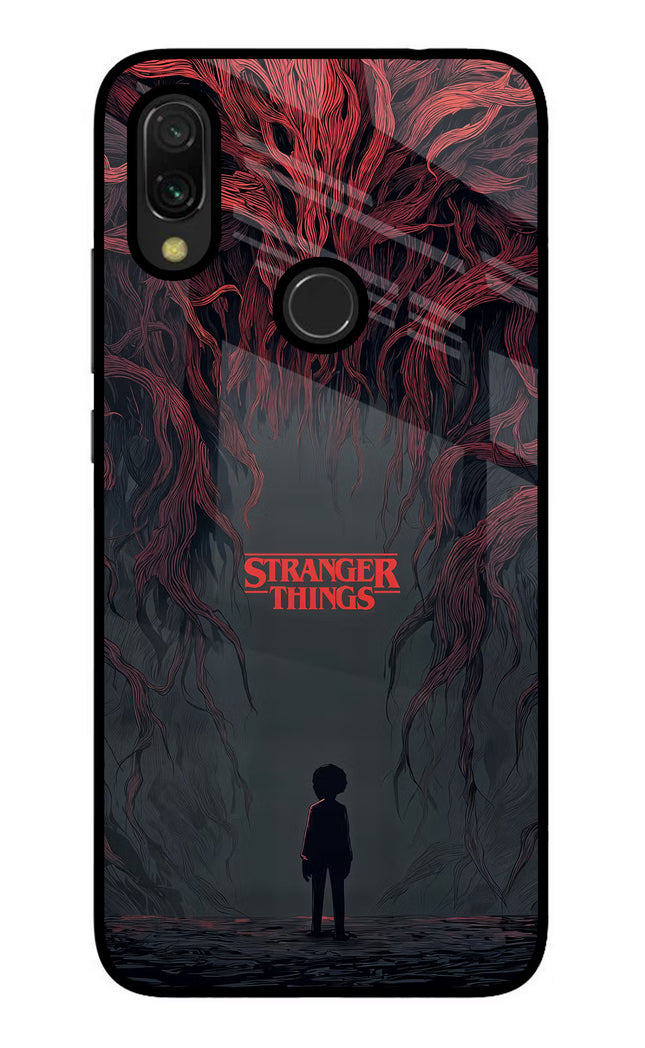 Ordinary Things Dark Side Redmi Y3 Glass Case Back Cover by Casekaro