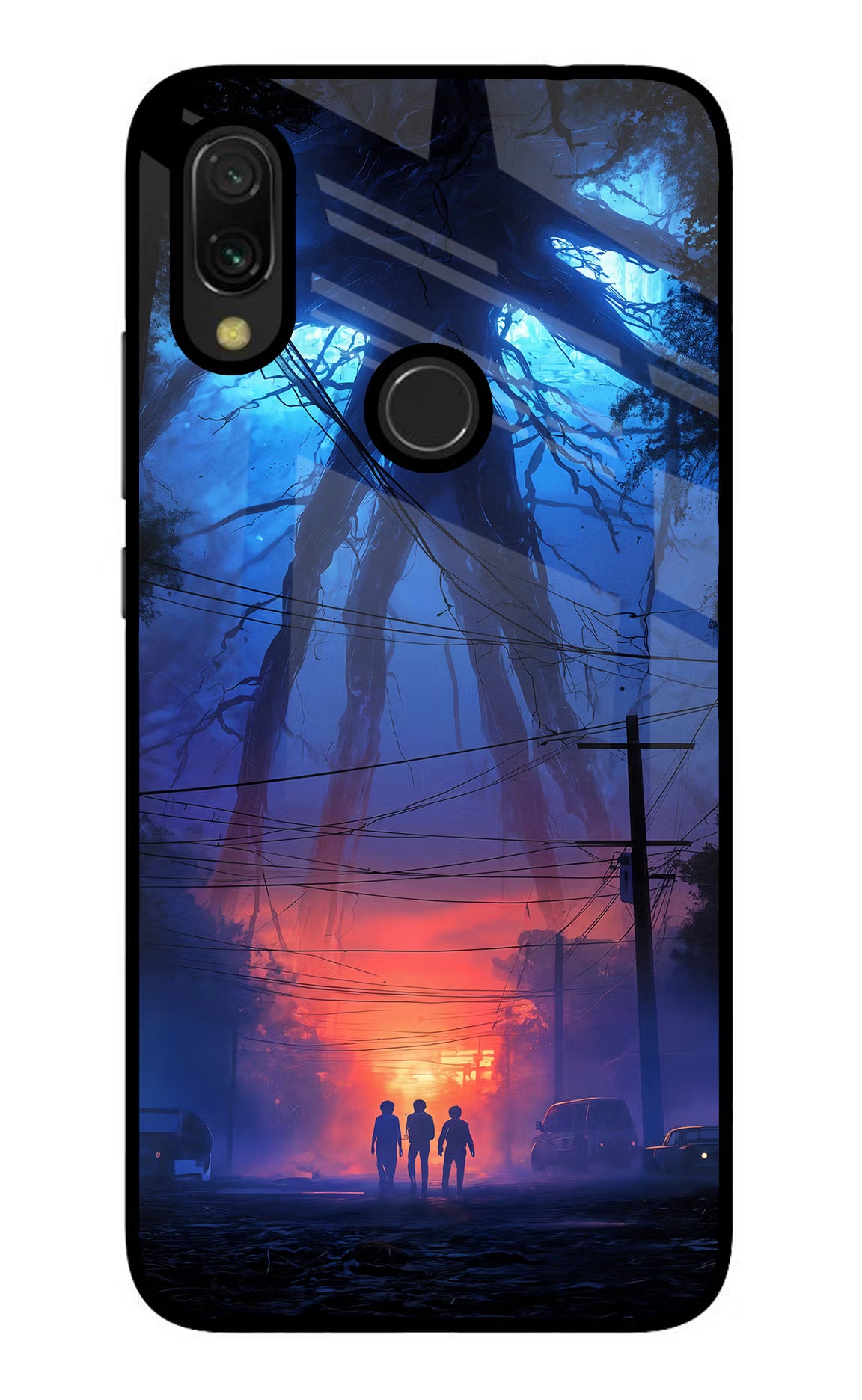Ordinary Things Shadow Redmi Y3 Glass Case Back Cover by Casekaro