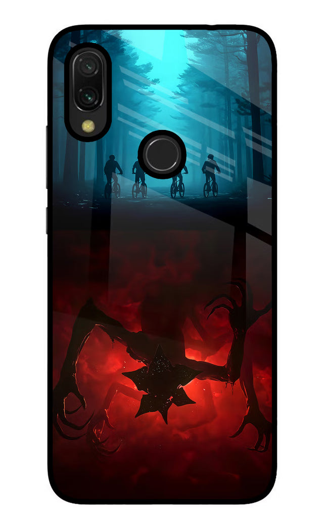 Ordinary Things Downside Up Redmi Y3 Glass Case Back Cover by Casekaro