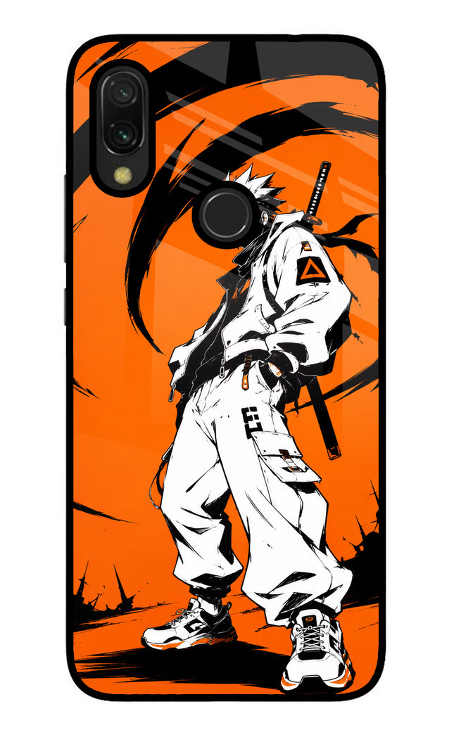 Street Samurai  Redmi Y3 Glass Case Back Cover by Casekaro