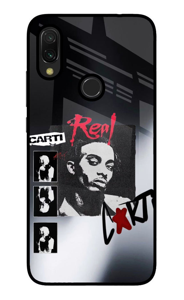 Playboi Carti Redmi Y3 Glass Case Back Cover by Casekaro