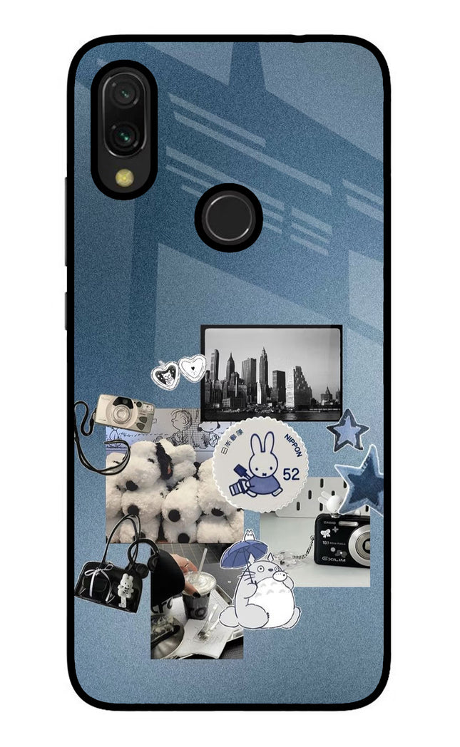 Miffy Redmi Y3 Glass Case Back Cover by Casekaro
