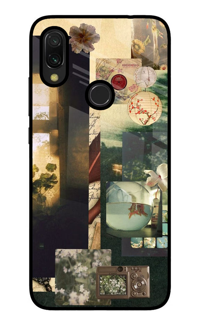 Summer Redmi Y3 Glass Case Back Cover by Casekaro