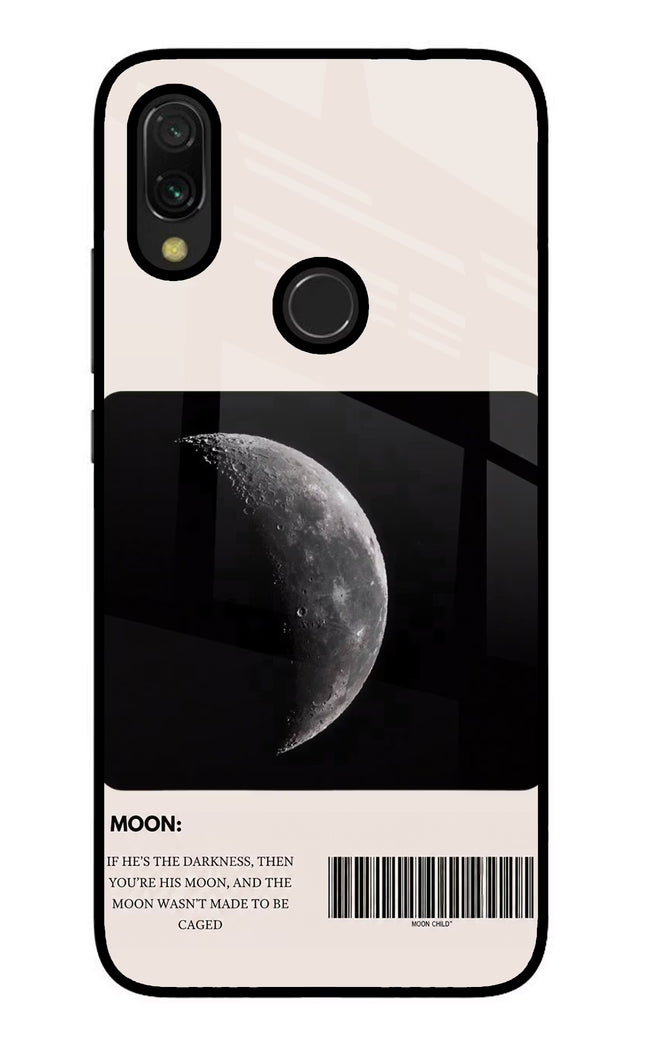 Moon Phase Redmi Y3 Glass Case