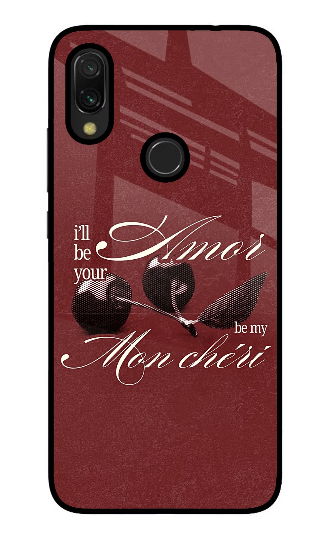Velvet Cherry Redmi Y3 Glass Case