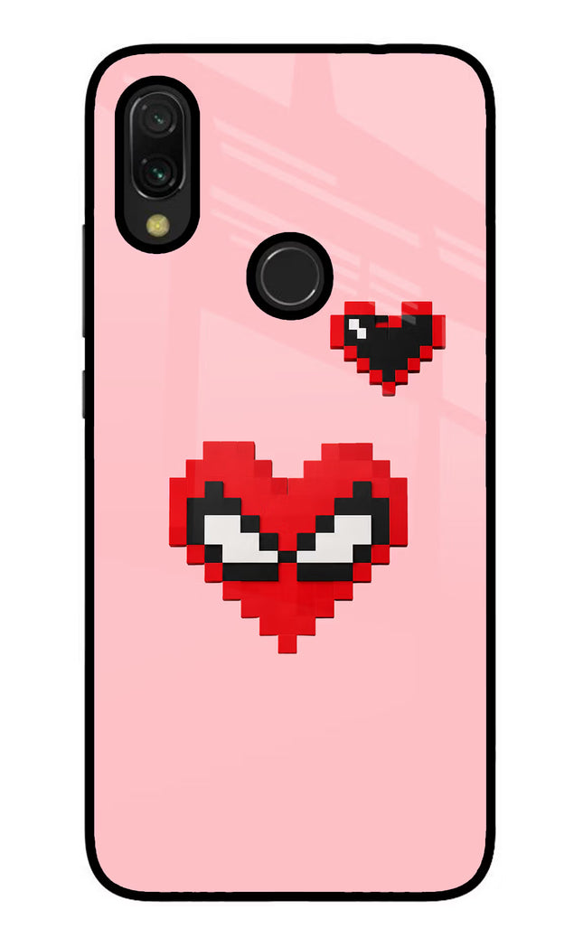 Gwen Heart Redmi Y3 Glass Case Back Cover by Casekaro