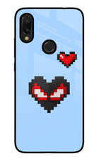 Peter Heart Redmi Y3 Glass Case