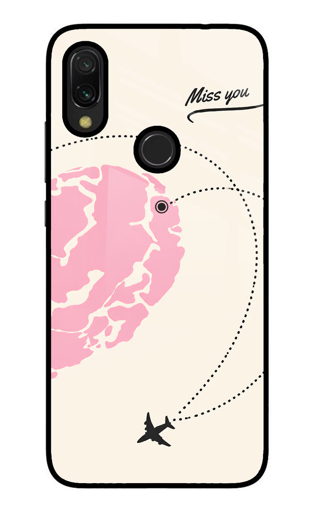 Miss Orbit Redmi Y3 Glass Case Back Cover by Casekaro