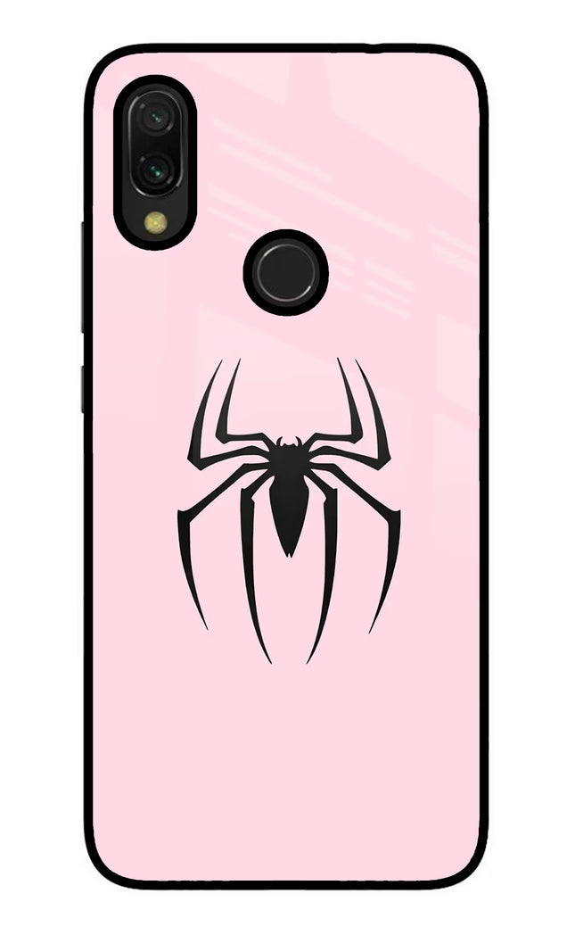 Peter Symbol Redmi Y3 Glass Case Back Cover by Casekaro