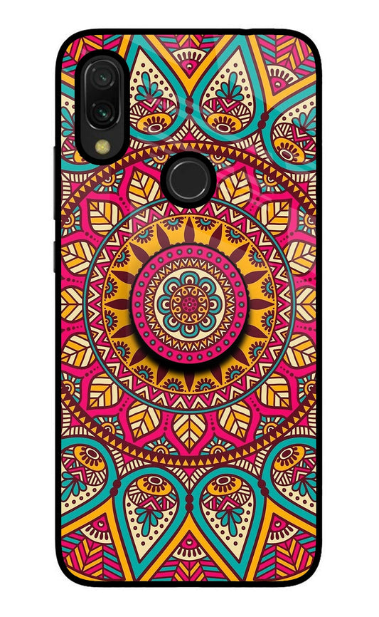 Mandala Redmi Y3 Glass Case