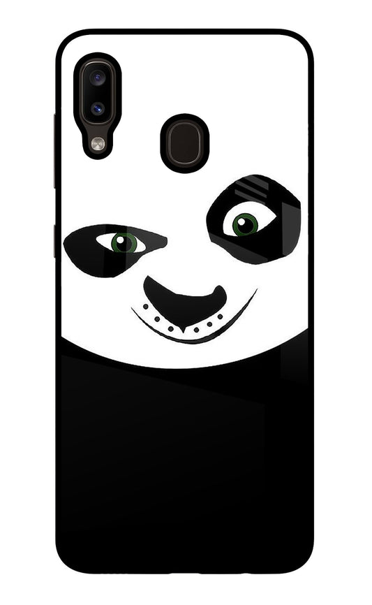 Panda Samsung A20/M10s Glass Case