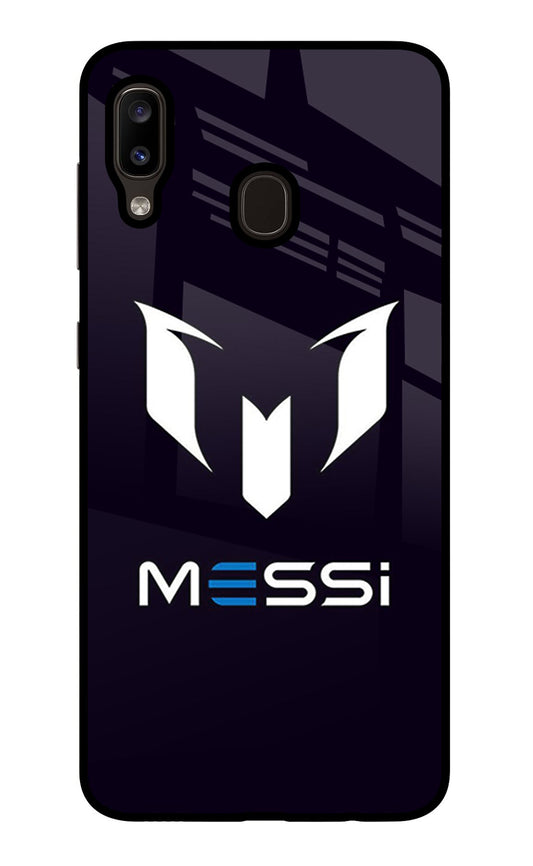 Messi Logo Samsung A20/M10s Glass Case