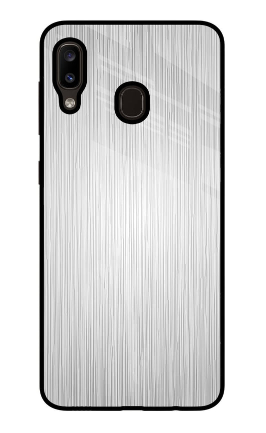 Wooden Grey Texture Samsung A20/M10s Glass Case