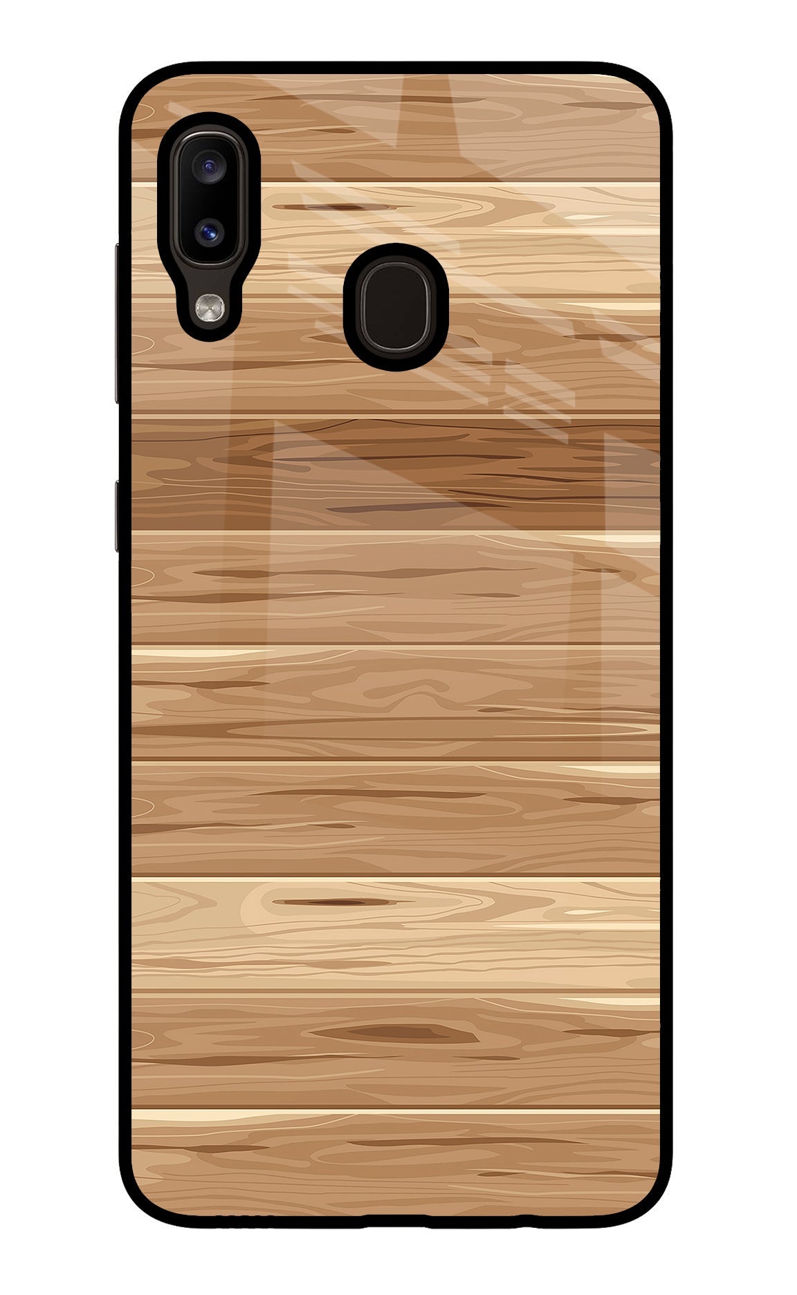 Wooden Vector Samsung A20/M10s Back Cover