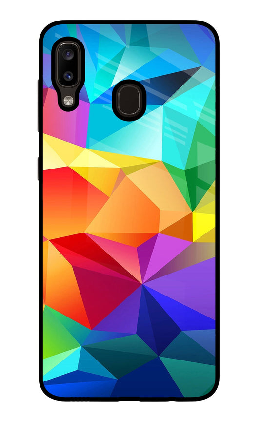 Abstract Pattern Samsung A20/M10s Glass Case