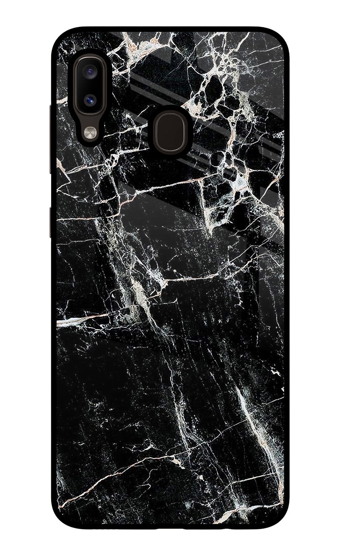 Black Marble Texture Samsung A20/M10s Back Cover